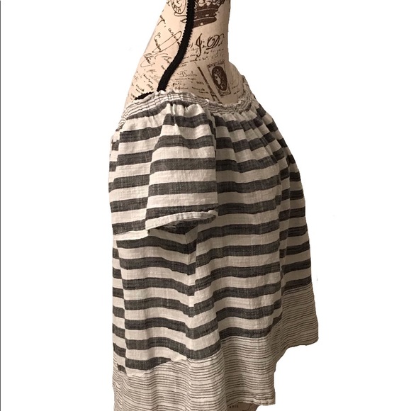 Lucky Brand Gray and White Crop Top - Picture 4 of 5